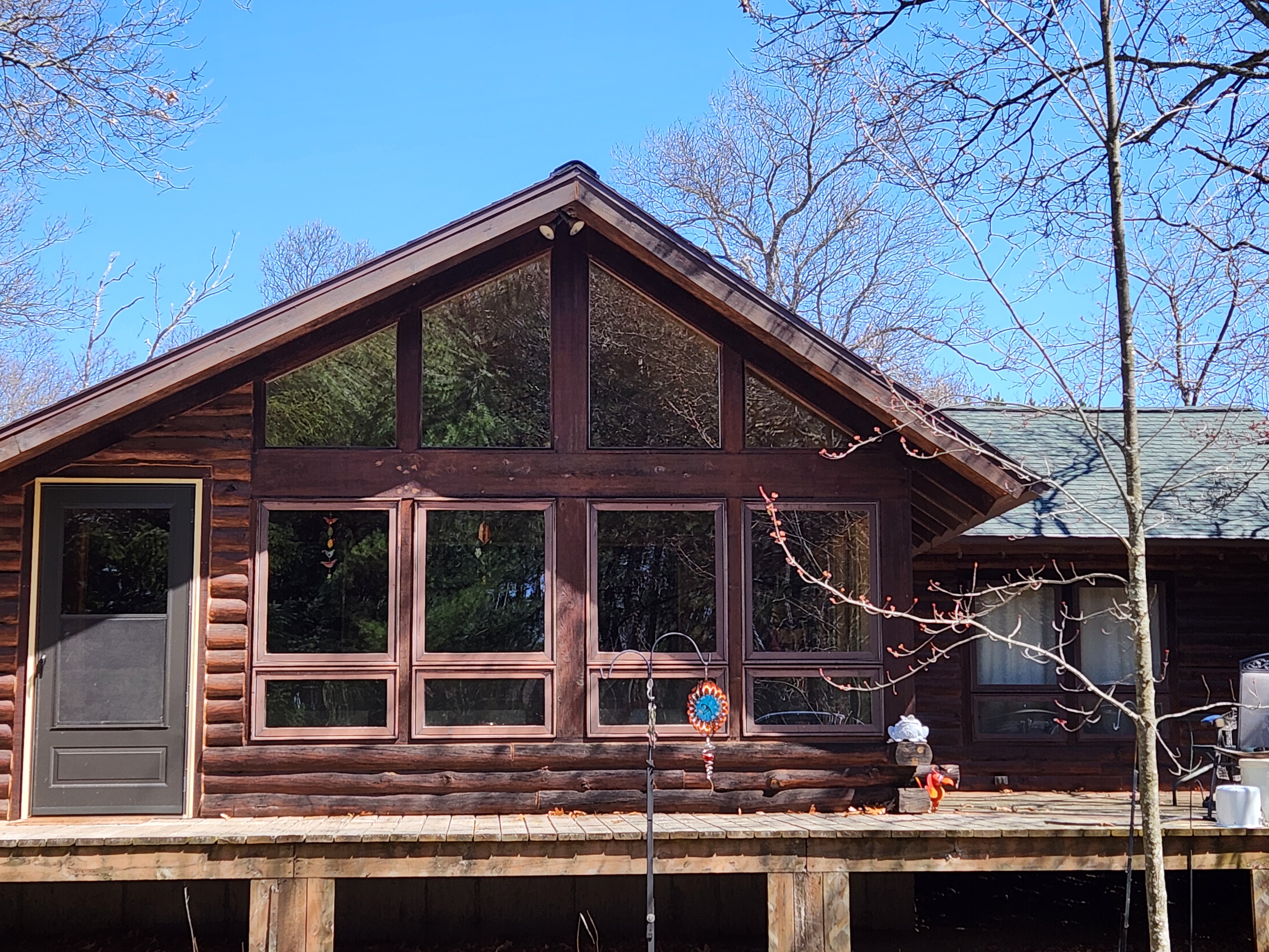 Professional Window Cleaning Performed on this Adams, WI Cabin